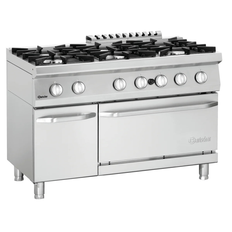 Cuisinière à gaz 70060 GB21 120x70 cm – Puissante | bartscher
