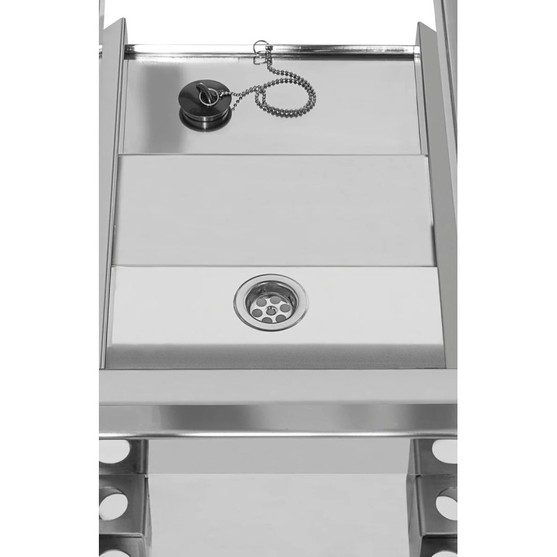 Chariot à plateaux Gigasteam 50T – acier inox Bartscher