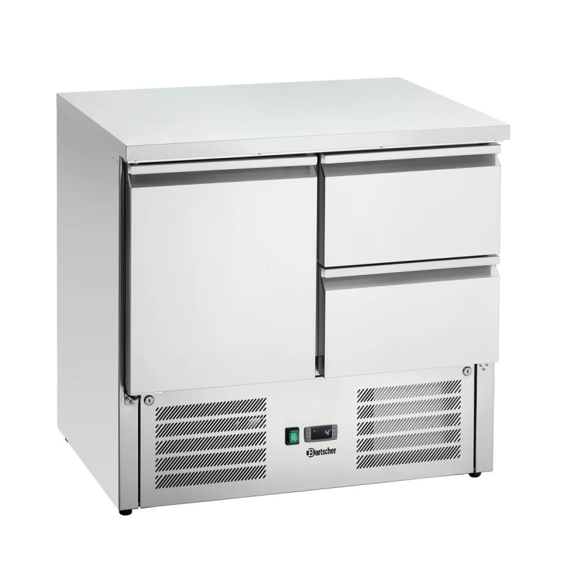 Comptoir réfrigéré mini 900T1S2 – compact 900 mm | bartscher