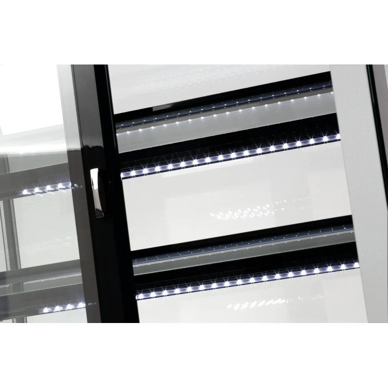 Display fridge KV 270L – Sliding door, LED lighting | bartsch er
