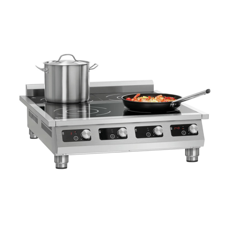 Induktionskocher 4P 35-1 TCK – 4 Kochstellen, 14 kW | bartscher