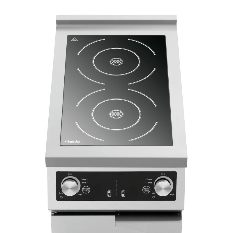 Plaque à induction 2 foyers 400V – Puissance 8500W | bartschER