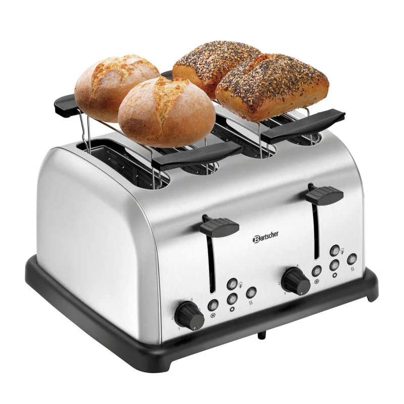 Toaster TBRB40 – vielseitig & robust für Gastronomie | bartscher