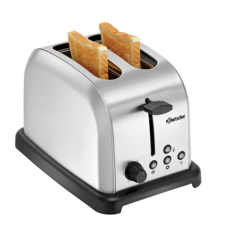 Toaster TBRB20 – 2 Schlitze & 6 Bräunungsstufen | bartscher