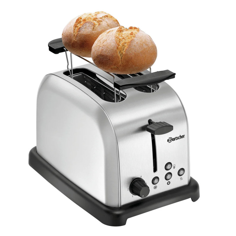Toaster TBRB20 – 2 Schlitze & 6 Bräunungsstufen | bartscher