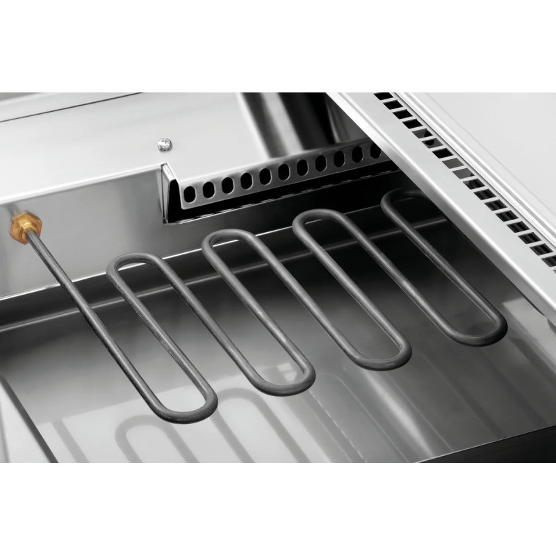 Vitrine chauffante GN2110-R porte coulissante | bartschER