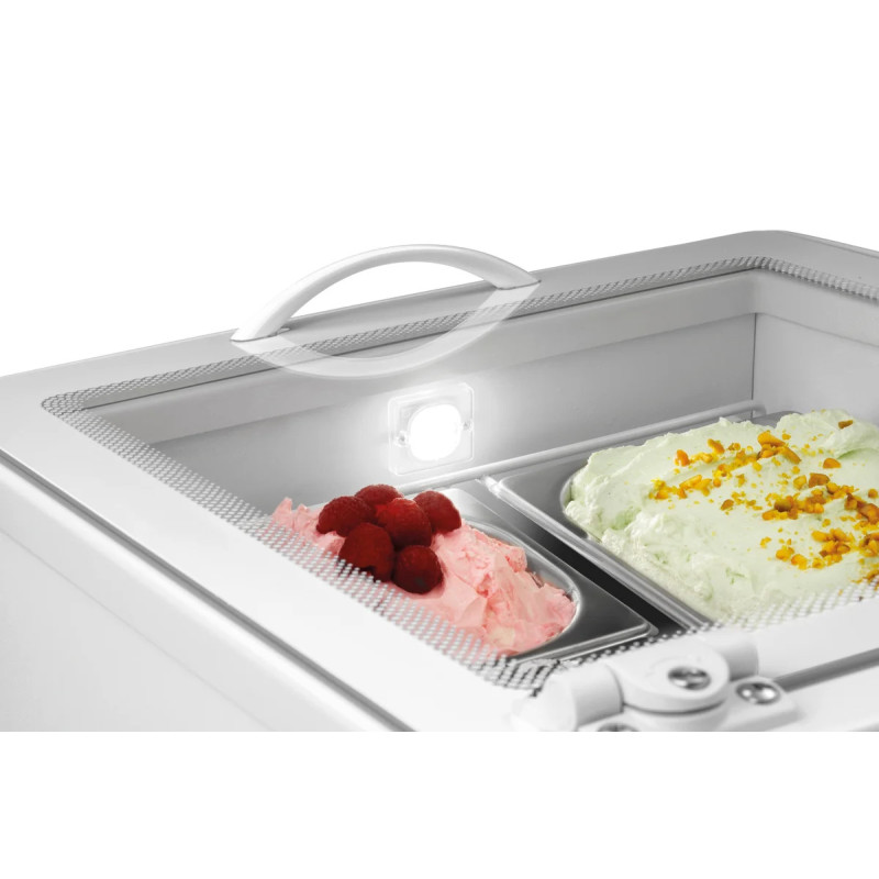 Eisvitrine 2x5L-F mit LED-Beleuchtung – bartscher