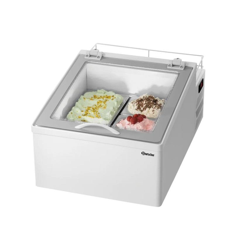 Eisvitrine 2x5L-F mit LED-Beleuchtung – bartscher