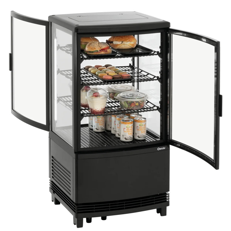 Mini refroidisseur 64L2T noir 64L – froid performant | bartscher