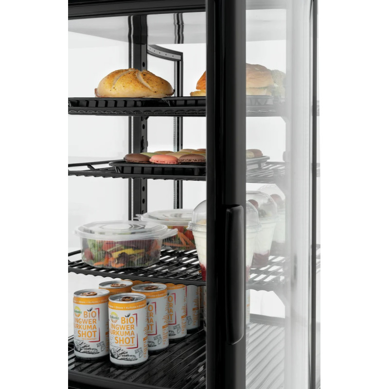 Mini refroidisseur 64L2T noir 64L – froid performant | bartscher
