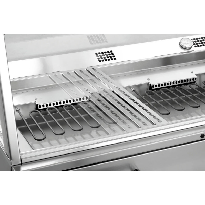 Vitrine chauffante GN3110-R avec porte coulissante | bartschER