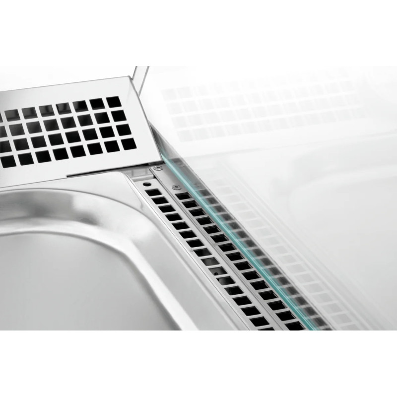 Vitrine chauffante GN3110-R avec porte coulissante | bartschER