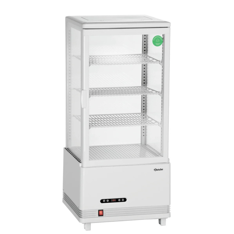 Mini refrigerated showcase 78L with glass door | bartscher
