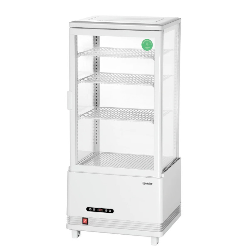 Mini refrigerated showcase 78L with glass door | bartscher