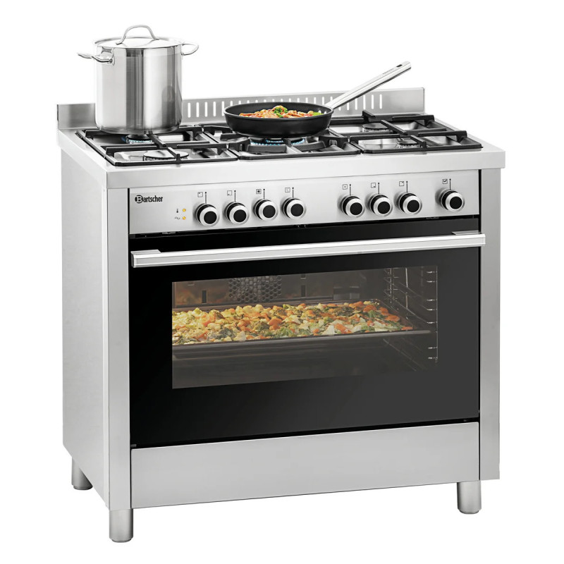 Gas stove BGH 600-521 – 5 Burners & Multifunction Oven | bartschers
