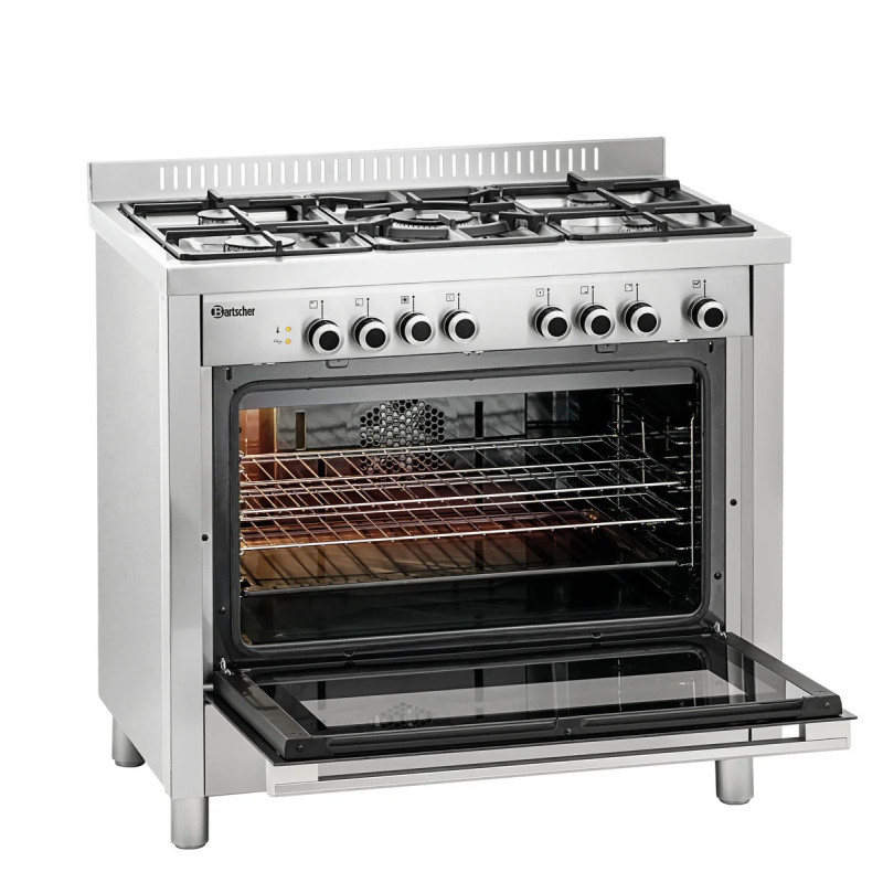Gas stove BGH 600-521 – 5 Burners & Multifunction Oven | bartschers