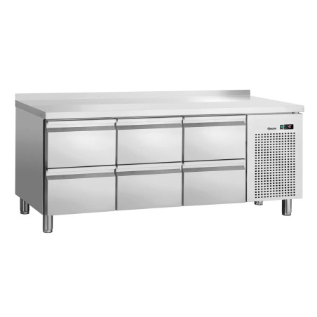Comptoir réfrigéré S6-150 MA – 6 tiroirs inox | bartsch er