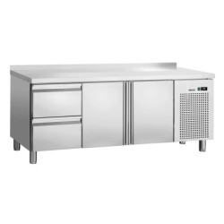 Comptoir réfrigéré S2T2-150 MA double porte 1795 mm | bartscher