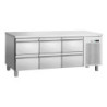 Comptoir réfrigéré S6-150 – 6 tiroirs inox | bartsch er