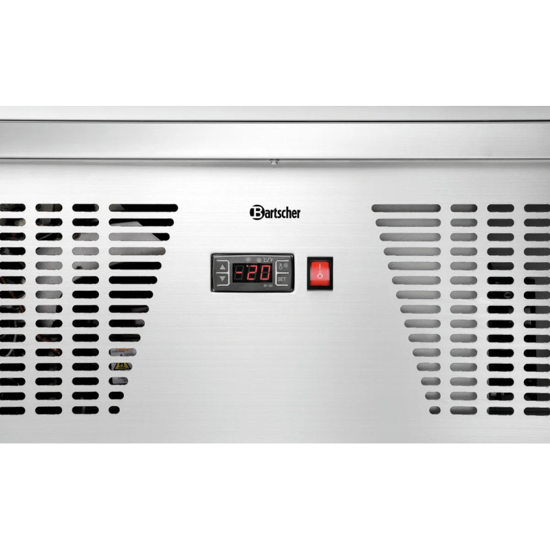 Eisvitrine 4x6,5L-F – LED-Beleuchtung & Edelstahl | bartscher