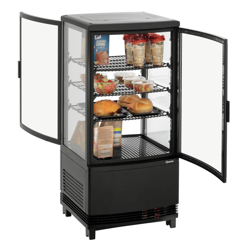 Mini refroidisseur 75L2T noir – capacité 75L | bartsch er