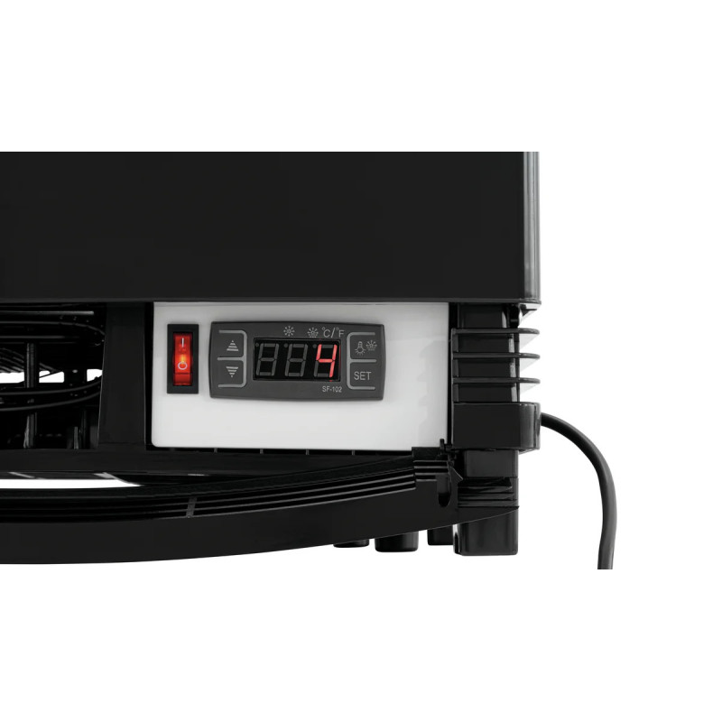 Mini refroidisseur 98L2T noir – 98 L, éclairage LED | bartschER