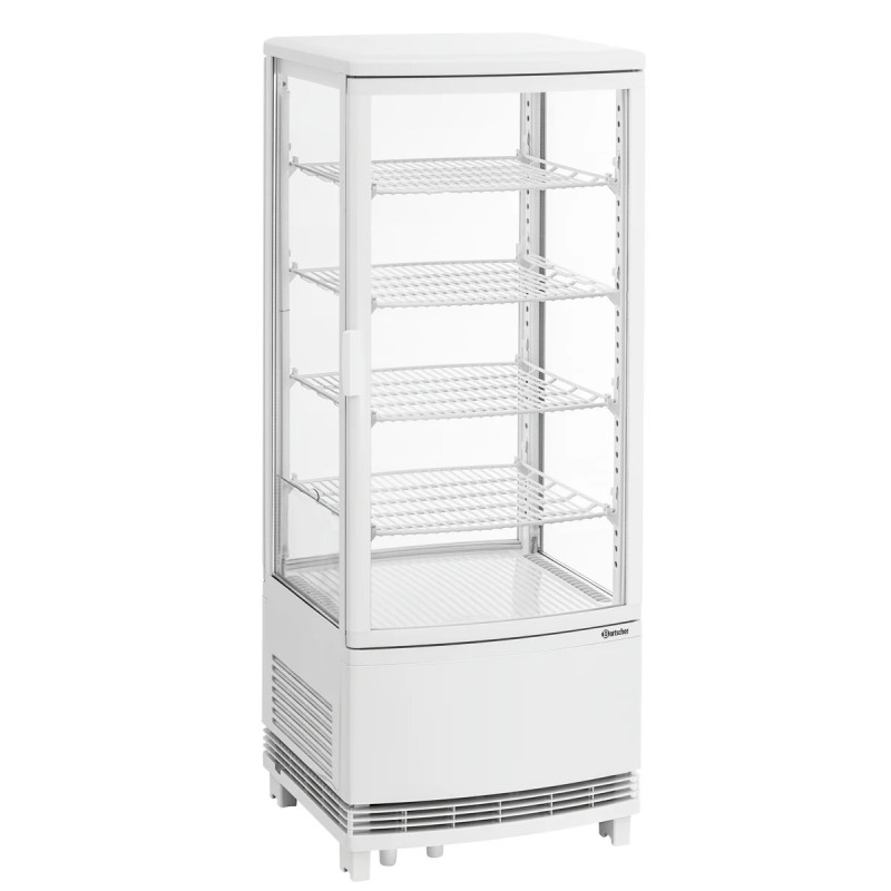 Mini-Kühlvitrine 98L2T weiß – 98 Liter Volumen | bartscher