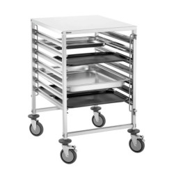 Chariot à étagères 7GN2/1 inox 7 tiroirs – Bartscher
