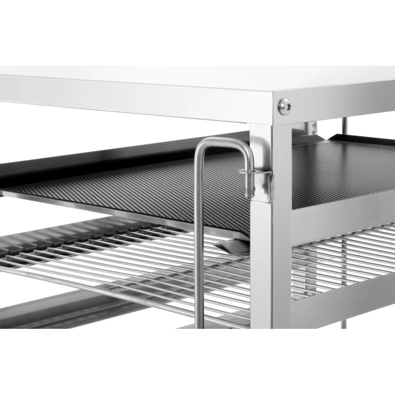 Shelf trolley 7BN60-40 – Stainless Steel, GN 6/4 | bartsch er
