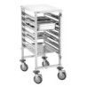 Chariot à étagères 7GN1/1 inox 1000mm – bart­scher