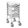 Chariot à étagères 7GN1/1 inox 1000mm – bart­scher