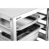 Chariot à étagères 7GN1/1 inox 1000mm – bart­scher