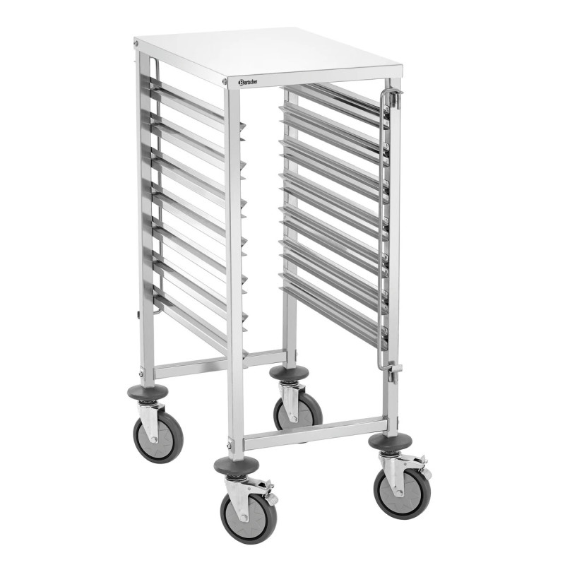 Chariot à étagères 7GN1/1 inox 1000mm – bart­scher