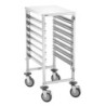 Chariot à étagères 7GN1/1 inox 1000mm – bart­scher