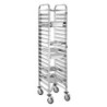 Chariot à étagères 18GN1/1 robuste – bartscher