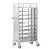 Tablettwagen 16KN – 10 kg Traglast, Edelstahl | bartscher