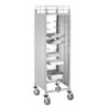 Shelf trolley 10GN1/1 – Stainless Steel with Wheels | bartschER