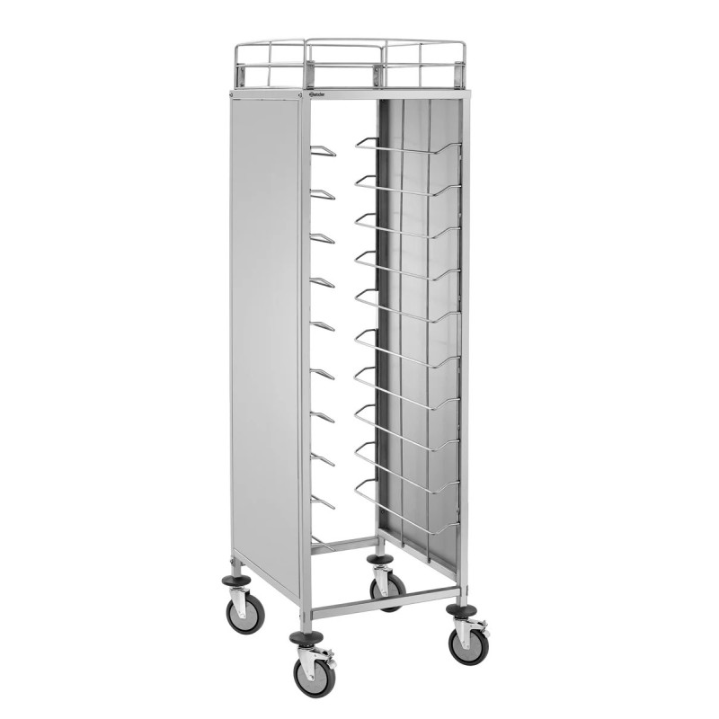 Regalwagen 10GN1/1 – Edelstahl, mobil & robust | bartscher