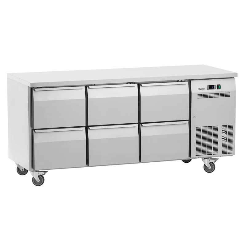 Refrigerated Counter Easy S6-1501 – 6 Drawers Cooling | bartscher