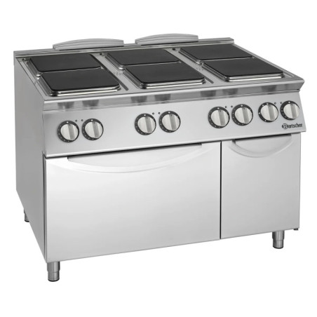 Cuisinière électrique 6 plaques 120x90 cm | bartsch er