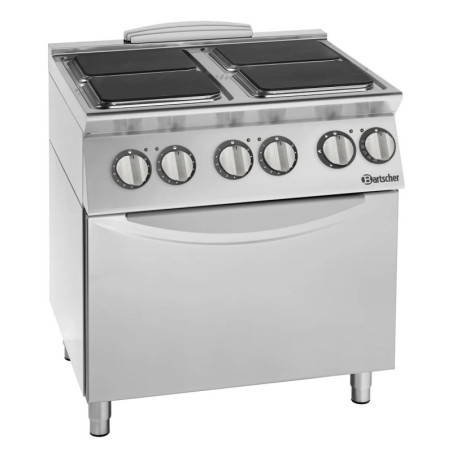 Cuisinière électrique 900 4 plaques 800x900 mm | bartscher