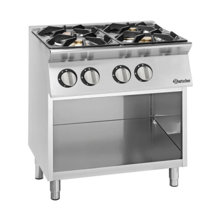 Gas Range 900 4 Burners – Durable Stainless Steel | bartscher