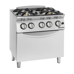Gas Range 900 4 Burners with Oven – bartschers 800x900x900