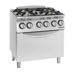 Cuisinière gaz 4 brûleurs 900 Bartscher – 32000W