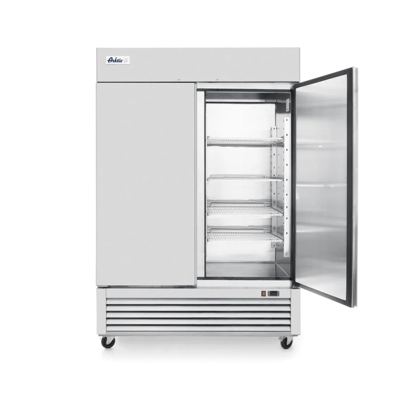 Kühlschrank 1300 L – Edelstahl, GN 2/1, selbstschließend | arktic