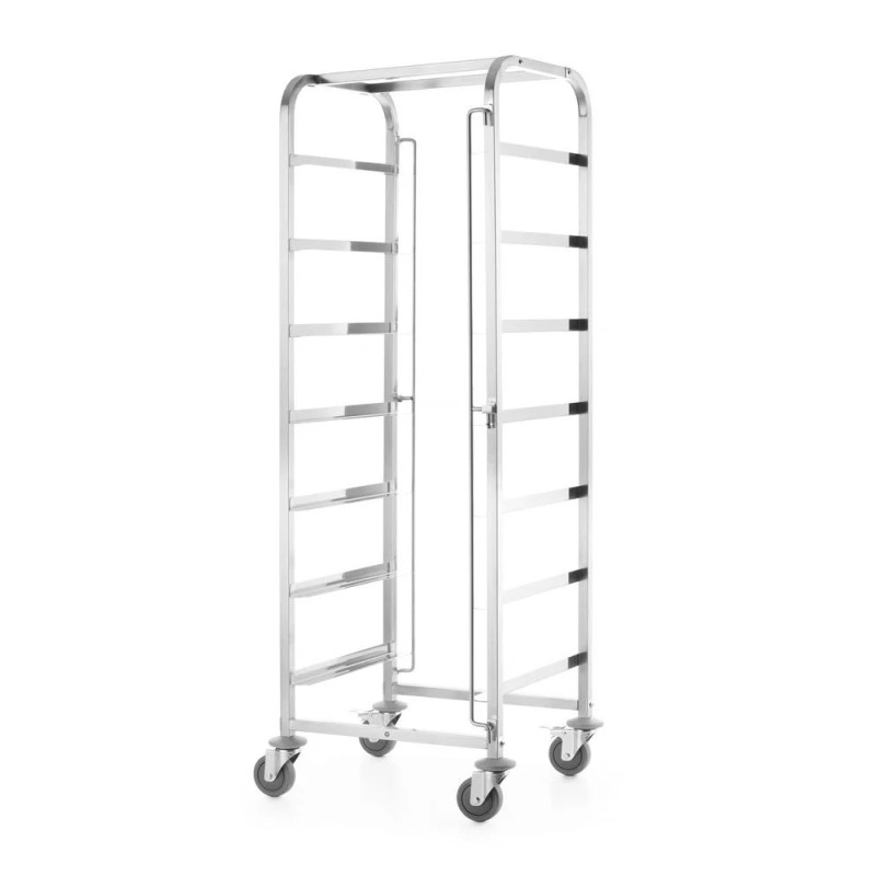 Mobile Trolley for Dishwasher Baskets – 7 Levels | hendi