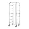 Transportwagen für Spülmaschinenkörbe 7x500x500 mm | hendi