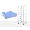 Mobile Trolley for Dishwasher Baskets – 7 Levels | hendi
