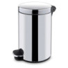 Poubelle à pédale ronde 30L inox – hendi 691342