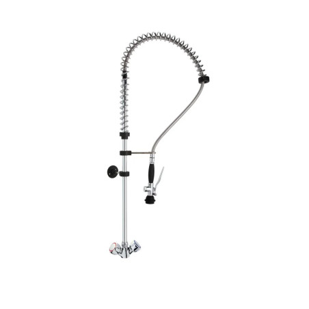 Robinet avec douchette inox robuste – hendi 810262